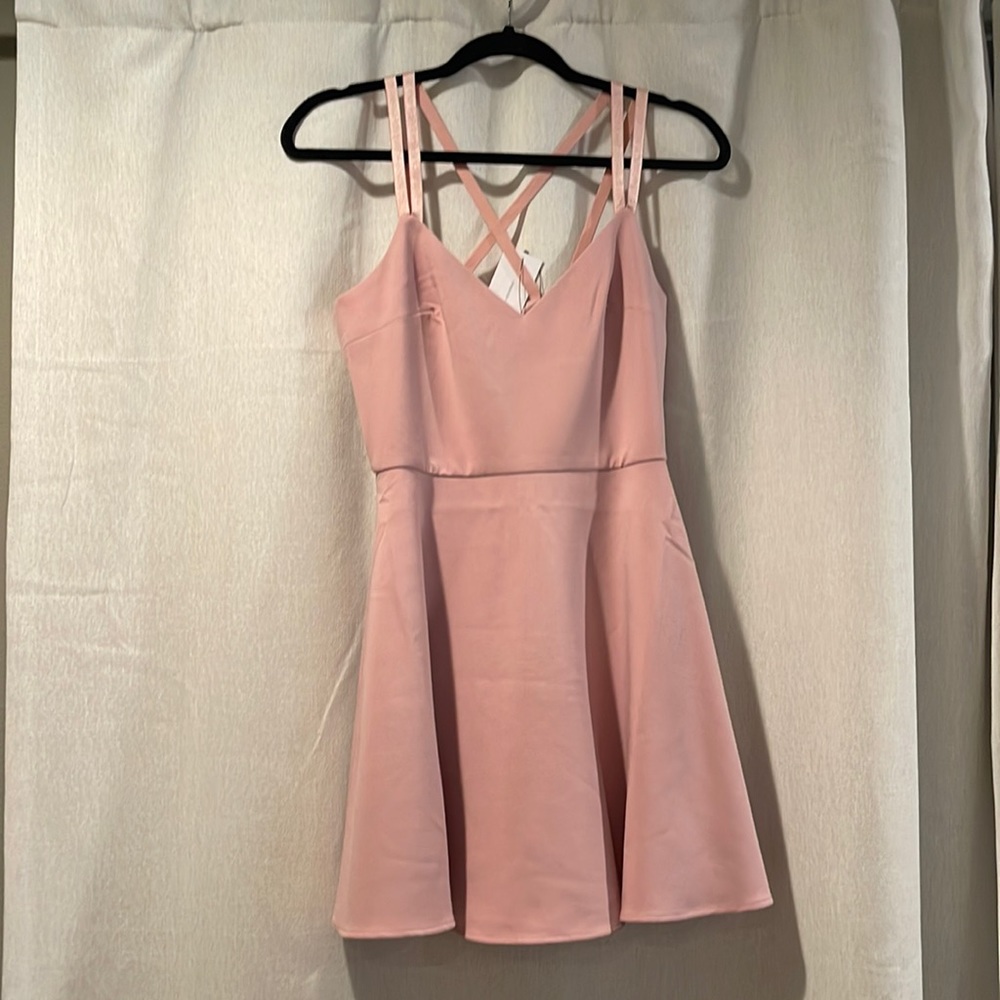 French connection light pink dress